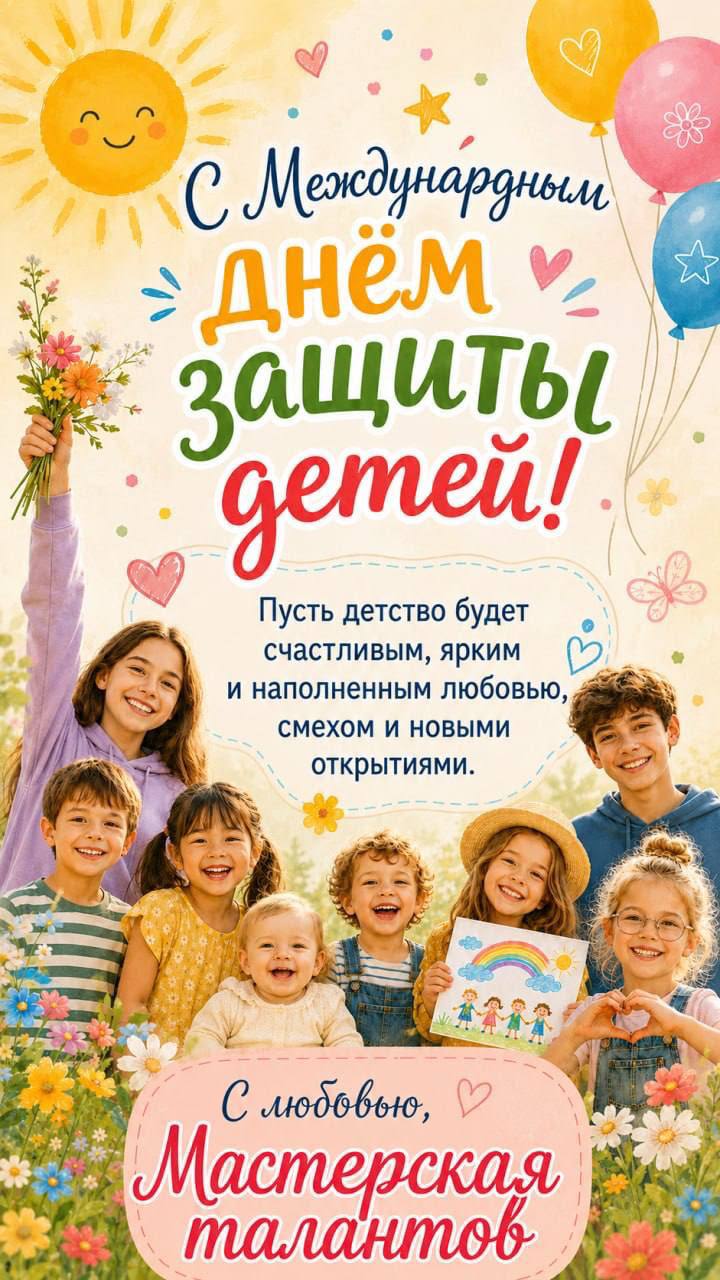 🎈 С Международным днём защиты детей!